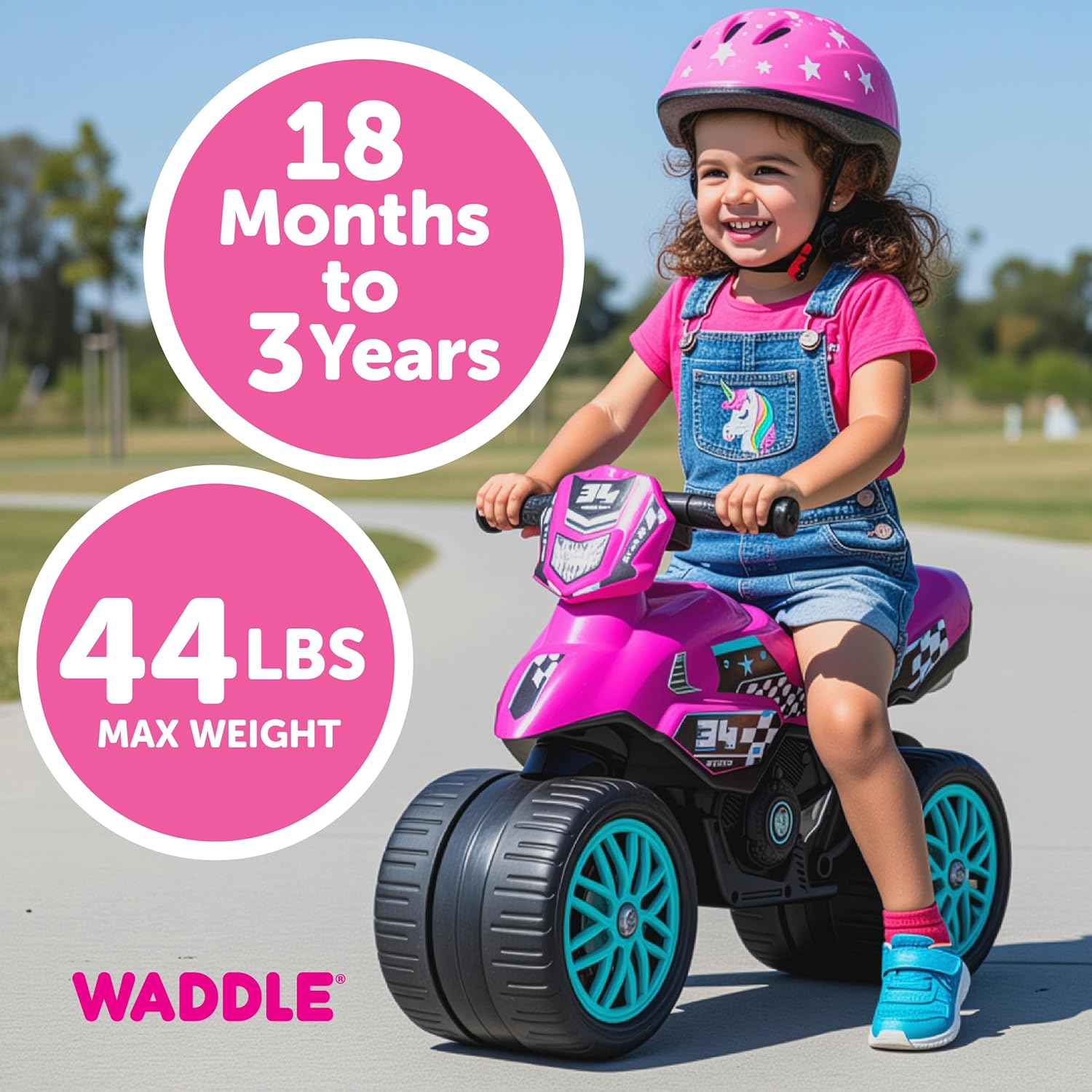 Waddle Kids Motorcycle Balance Bike