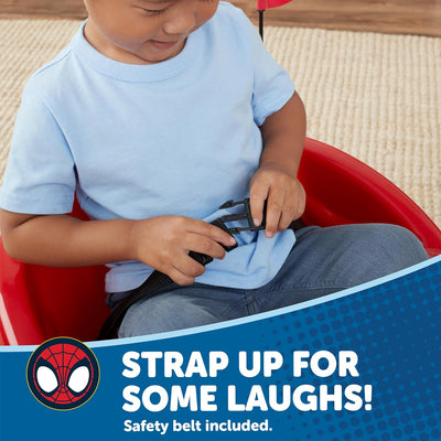 Flybar 6V Marvel Spidey Bumper Car Ride On Toy