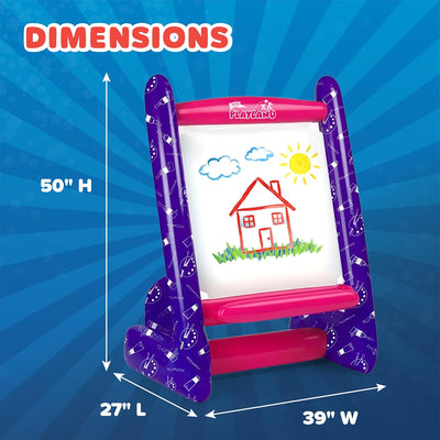 Inflatable Art Easel for Kids Ages 3+, Washable Paint Set