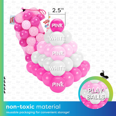 Antsy Pants 100 Ball Pit Balls, Non-Toxic Ball Pit for Toddlers 1-3