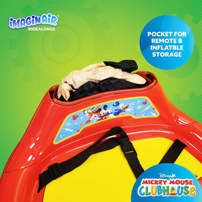 ImaginAir 6V Bumper Car with Auto-Inflated Mickey Mouse