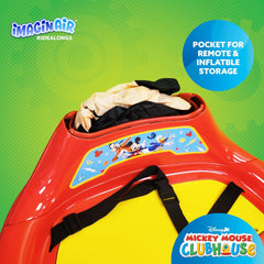 ImaginAir 6V Bumper Car with Auto-Inflated Mickey Mouse