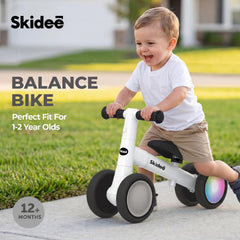 Skidee Toddler Balance Bike 1-3