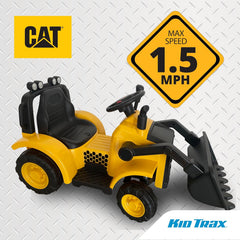 Kid Trax 6V CAT Front Loader Ride-On Toy for Kids