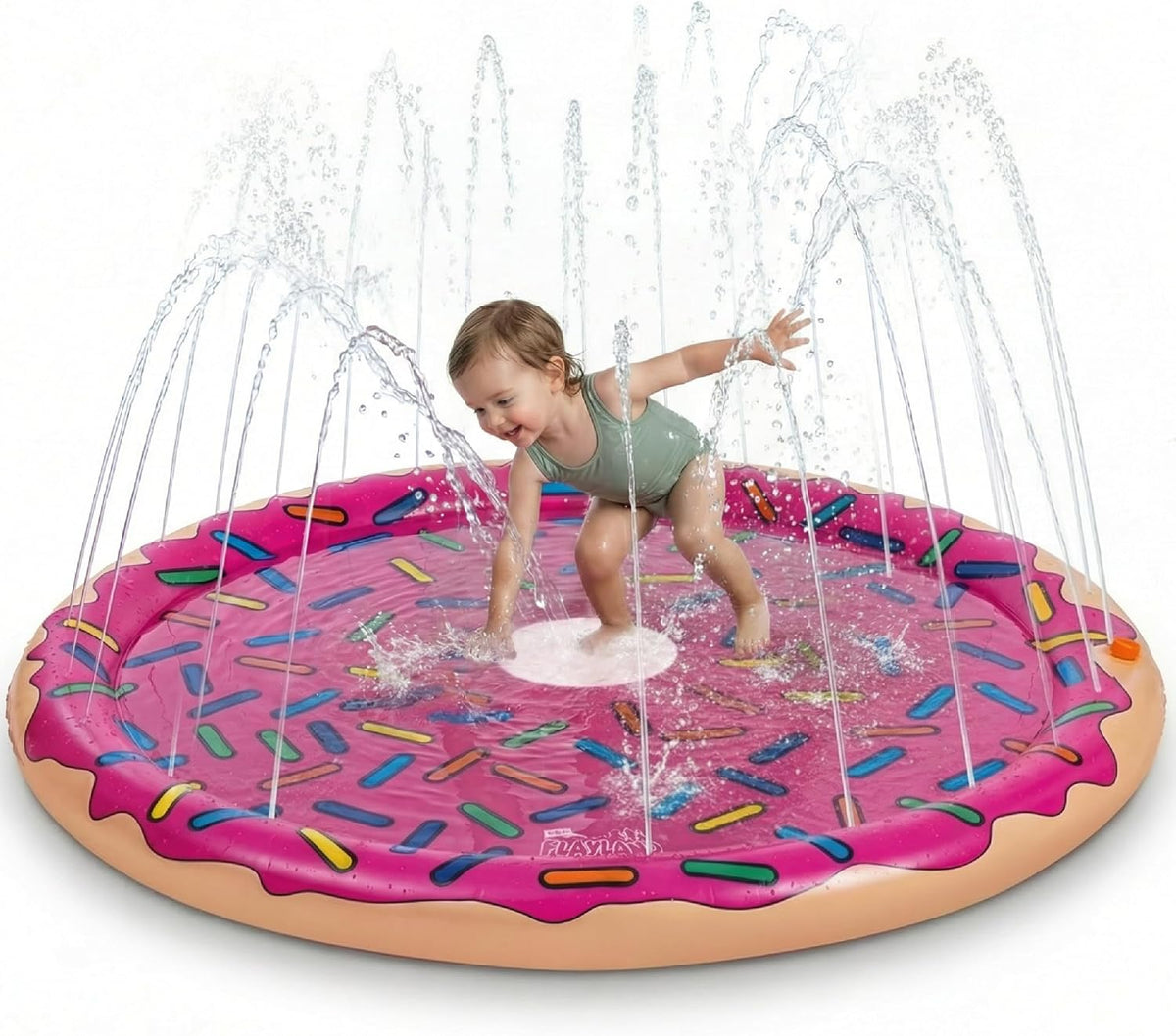 Playland Splash Pad for Kids & Dogs, Non-Slip, Ages 1-3