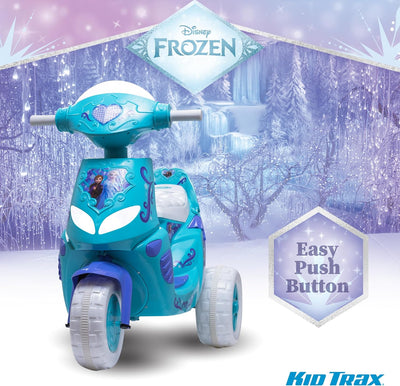 Kid Trax 6V Disney Frozen Kids Scooter Ride On Toy