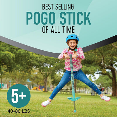 Original Foam Maverick Pogo Stick, Kids Ages 5+, 40-80lbs