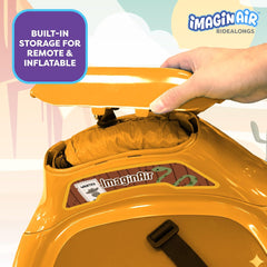 ImaginAir 6V Bumper Car with Auto-Inflated Brown Horse