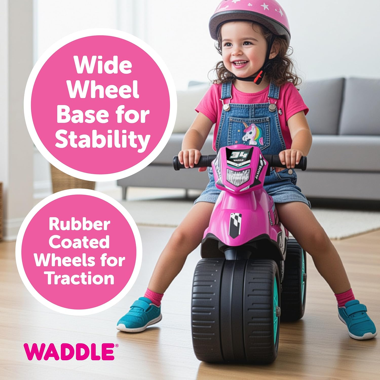 Waddle Kids Motorcycle Balance Bike