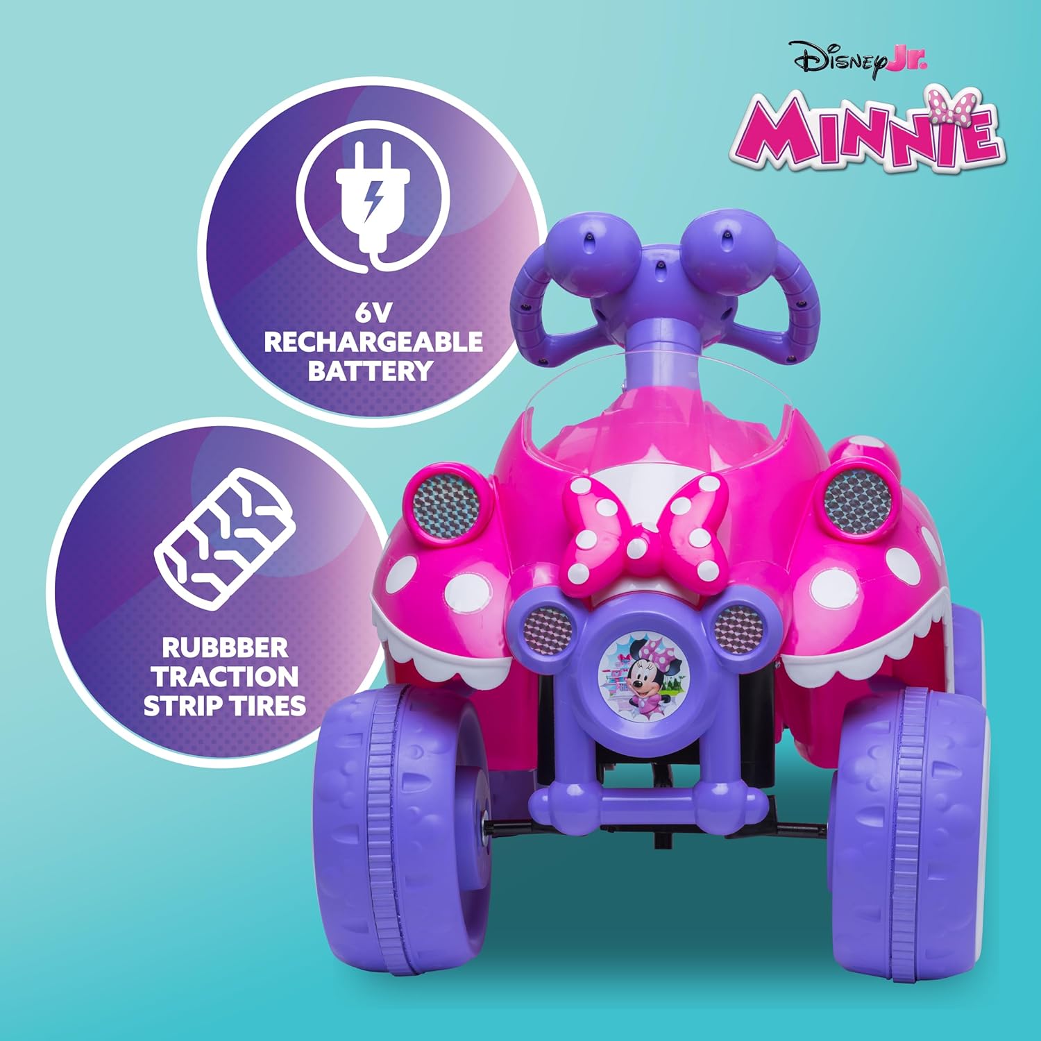 Kid Trax Toddler Disney Minnie Mouse Quad Ride-On