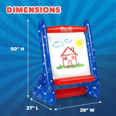 Inflatable Art Easel for Kids Ages 3+, Washable Paint Set