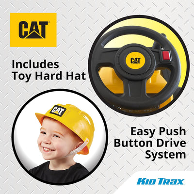 Kid Trax 6V CAT Front Loader Ride-On Toy for Kids