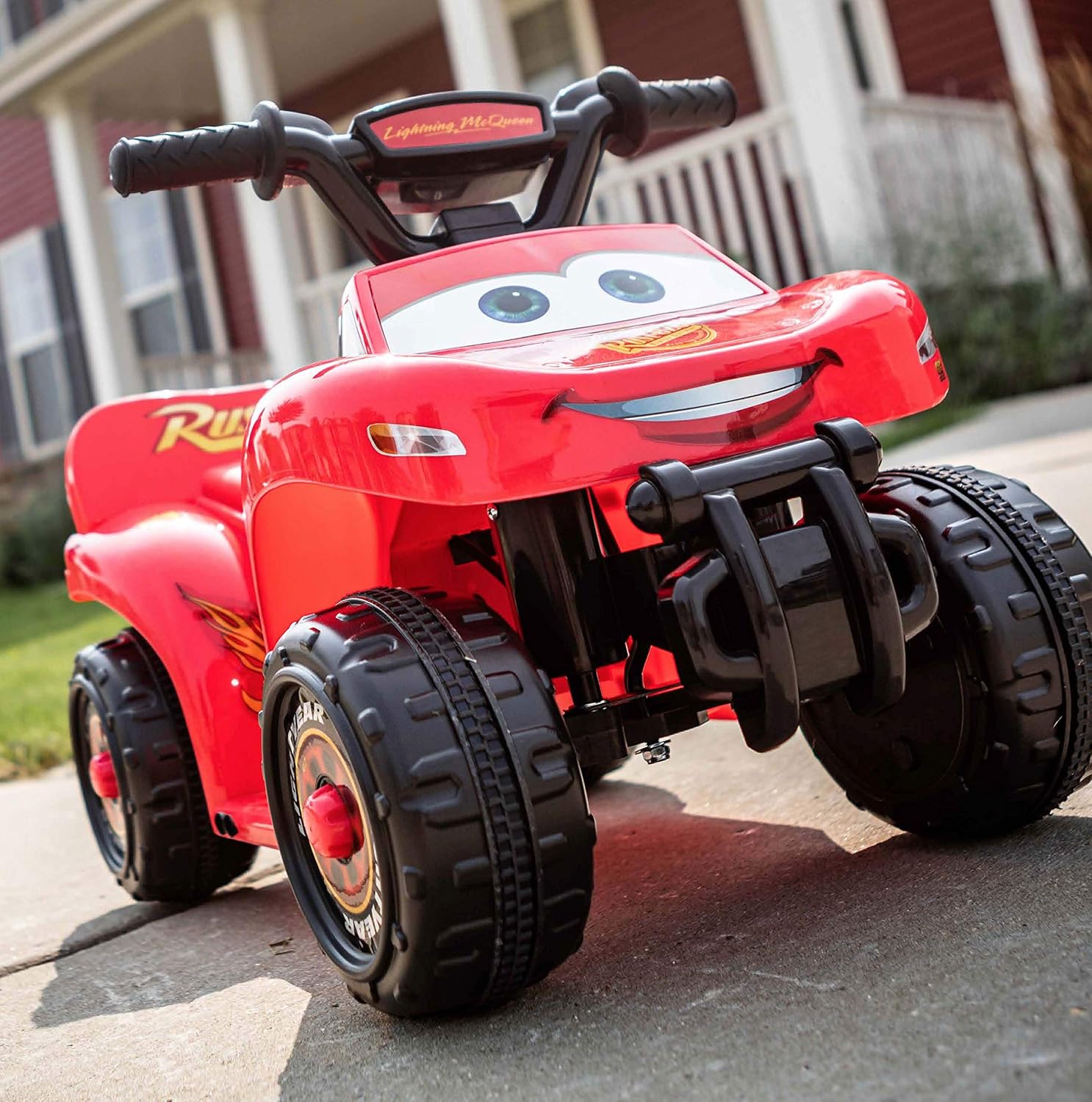 Disney 6V Cars Lightning McQueen Quad