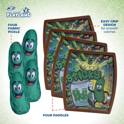 Playland Plush Toss & Catch Paddle Game, Plush Ball, Ages 3+
