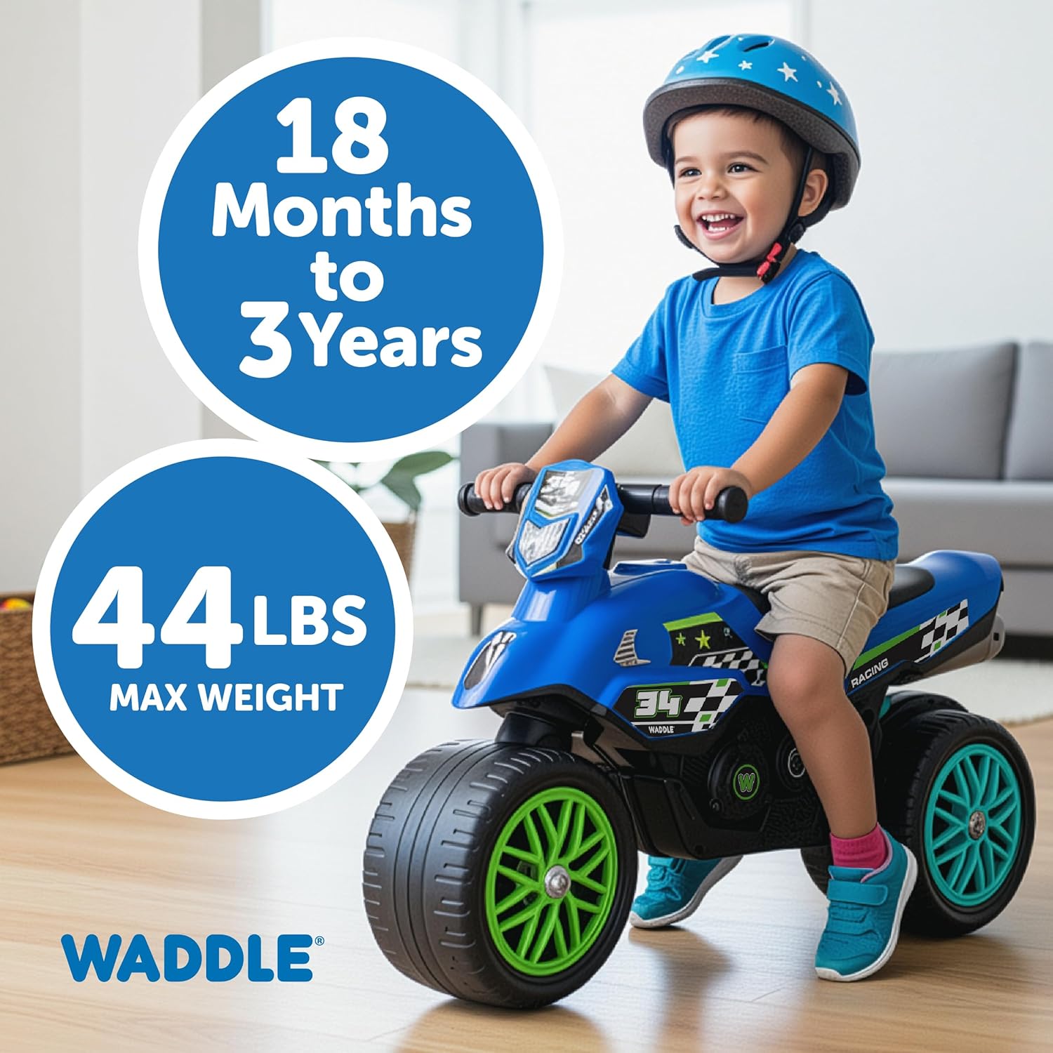 Waddle Kids Motorcycle Balance Bike
