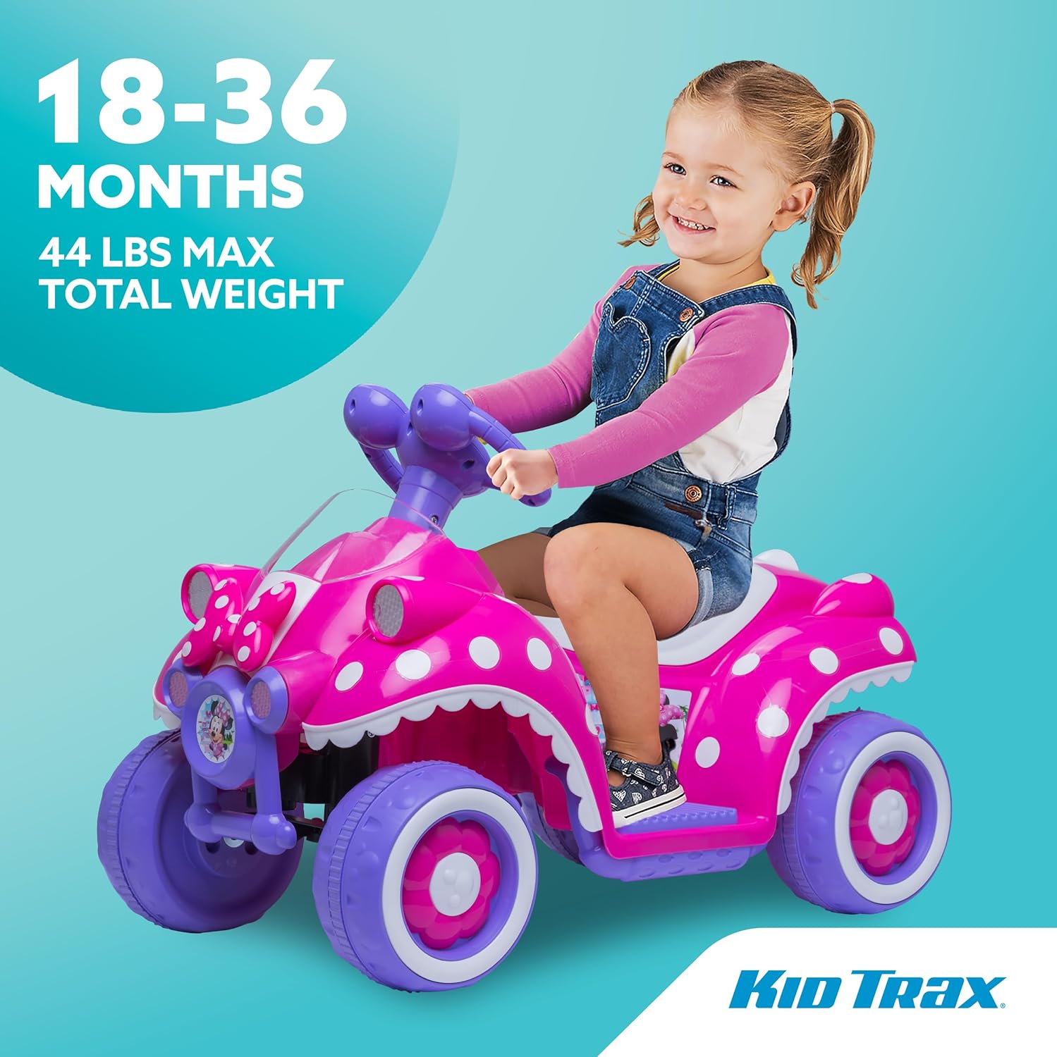 Kid Trax Toddler Disney Minnie Mouse Quad Ride-On