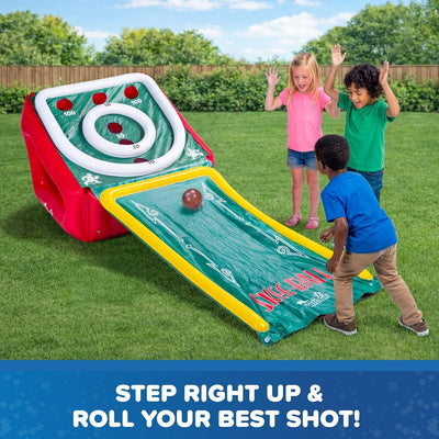 NSG Playland Inflatable Skee Ball Game for Kids & Family, 5FT