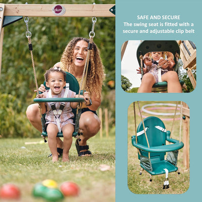 Plum Wooden Toddler Swing Sets for Backyard