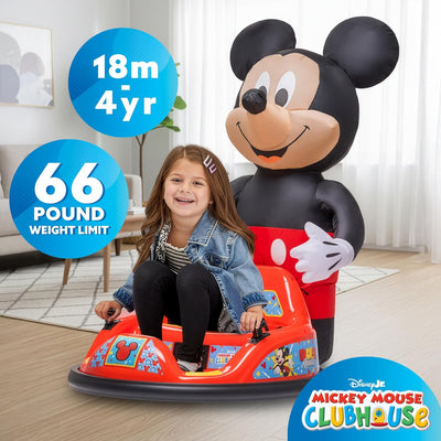 ImaginAir 6V Bumper Car with Auto-Inflated Mickey Mouse