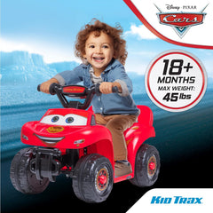 Disney 6V Cars Lightning McQueen Quad