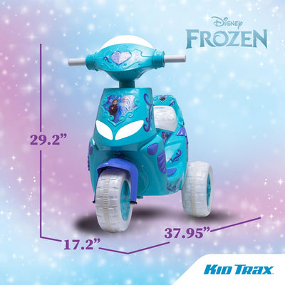 Kid Trax 6V Disney Frozen Kids Scooter Ride On Toy