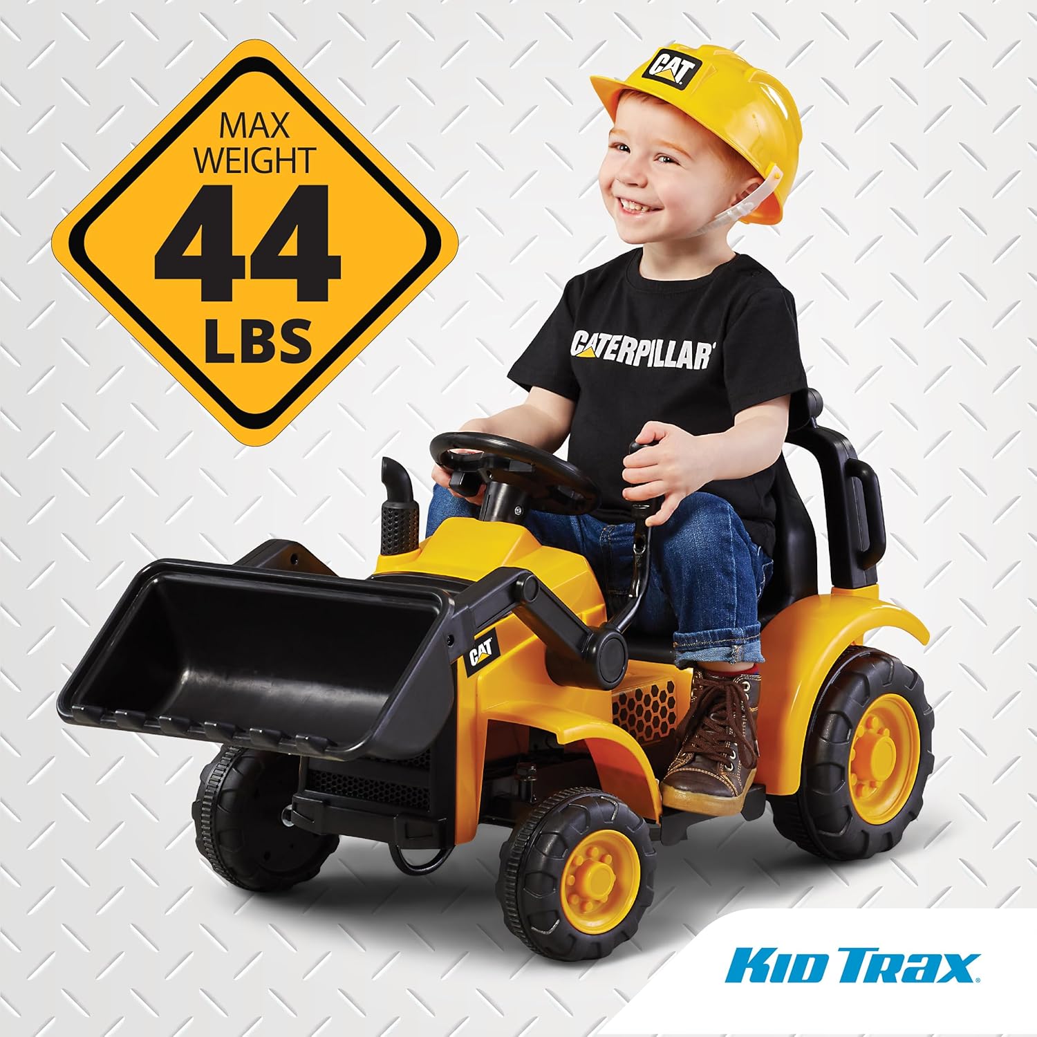Kid Trax 6V CAT Front Loader Ride-On Toy for Kids