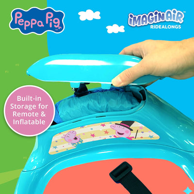 ImaginAir 6V Bumper Car with Auto-Inflated Peppa Pig