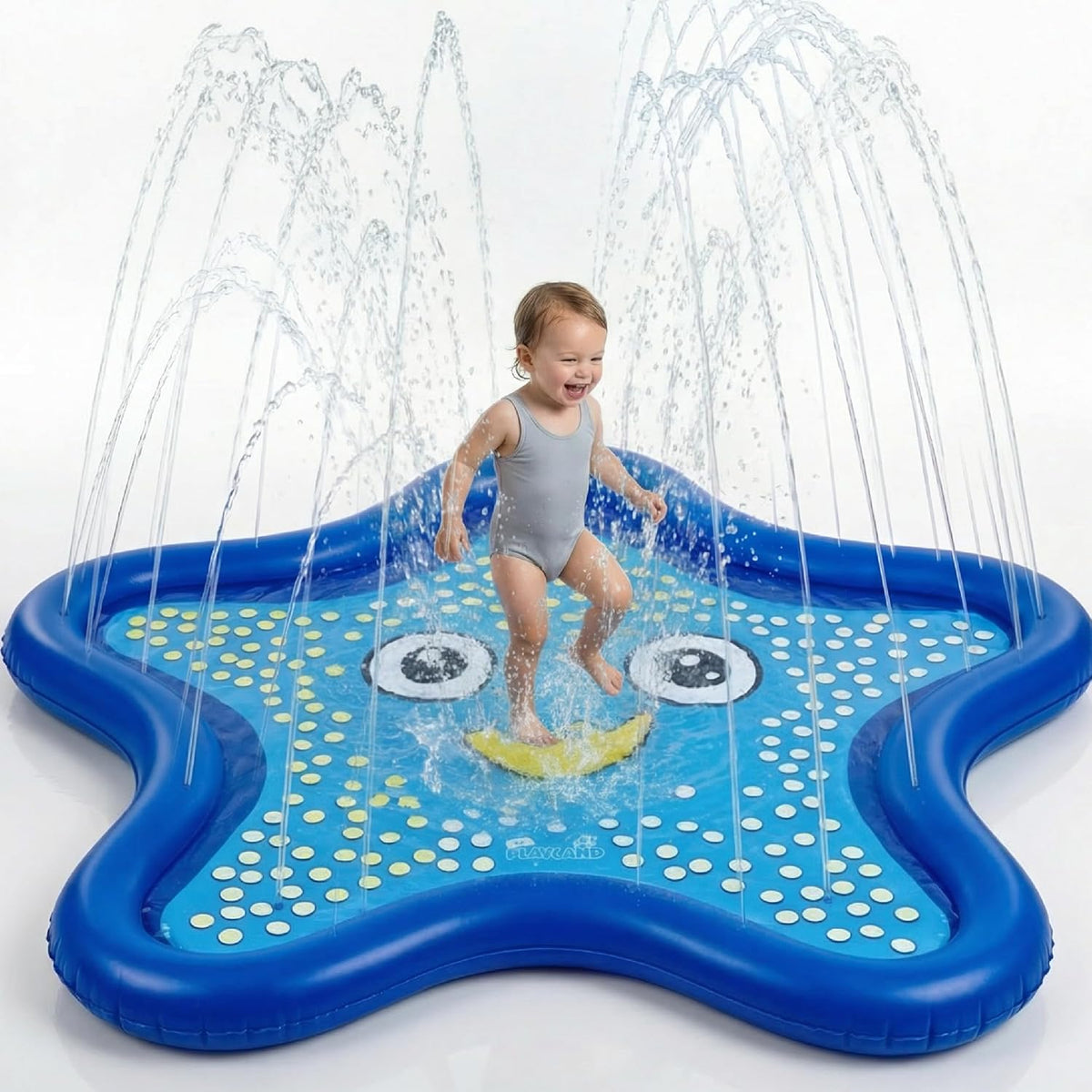 Playland Splash Pad for Kids & Dogs, Non-Slip, Ages 1-3