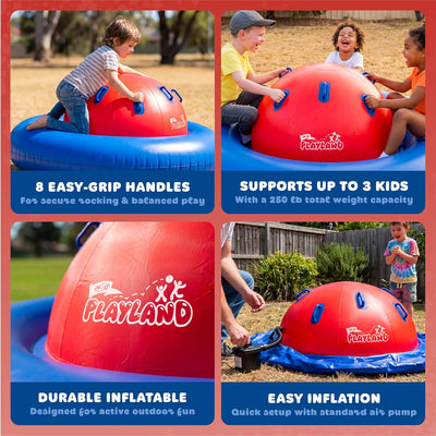 Playland Inflatable Dome Rocker for Kids Ages 5+