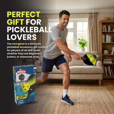 Swingball Pickleball Trainer, Wall-Mount Rebounder, Tethered Ball, Ages 6+