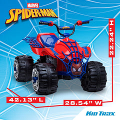 Kid Trax Marvel Spiderman Toddler ATV Ride On Toy