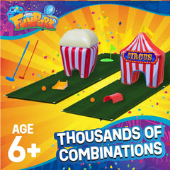 FunPark Inflatable Toddler Mini Golf Set, 13 Pieces