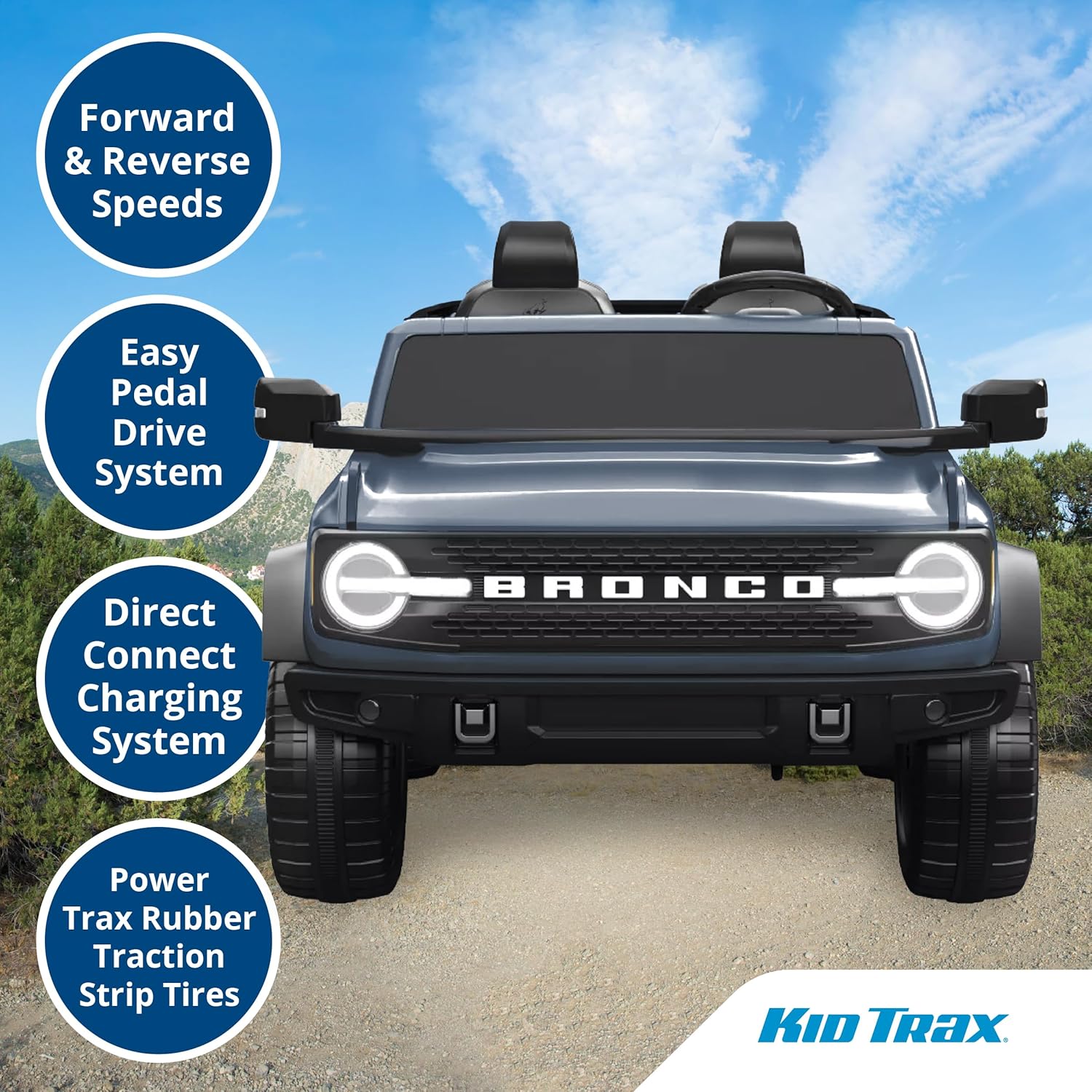 KT 12V Ford Bronco, 2 riders