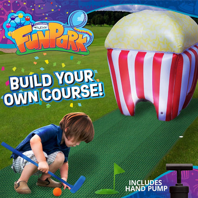 FunPark Inflatable Toddler Mini Golf Set, 13 Pieces