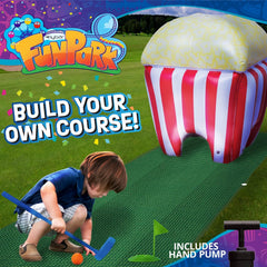 FunPark Inflatable Toddler Mini Golf Set, 13 Pieces