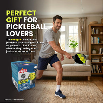 Swingball Pickleball Trainer, Wall-Mount Rebounder, Tethered Ball, Ages 6+