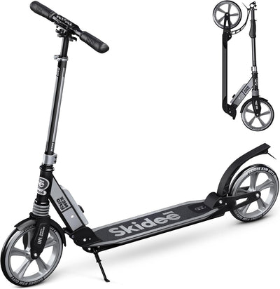 X3M Scooter for Kids Ages 6-12 - Scooters for Teens 12 Years and Up - Adult Scooter with Anti-Shock Suspension - Scooter for Kids 8 Years and Up with 4 Adjustment Levels Handlebar Up to 41 Inches High