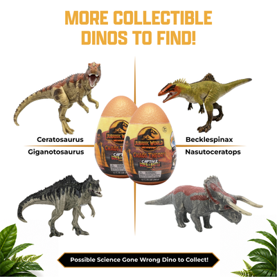 Jurassic World Captivz 2-Pack Surprise Eggs for Kids Ages 3+