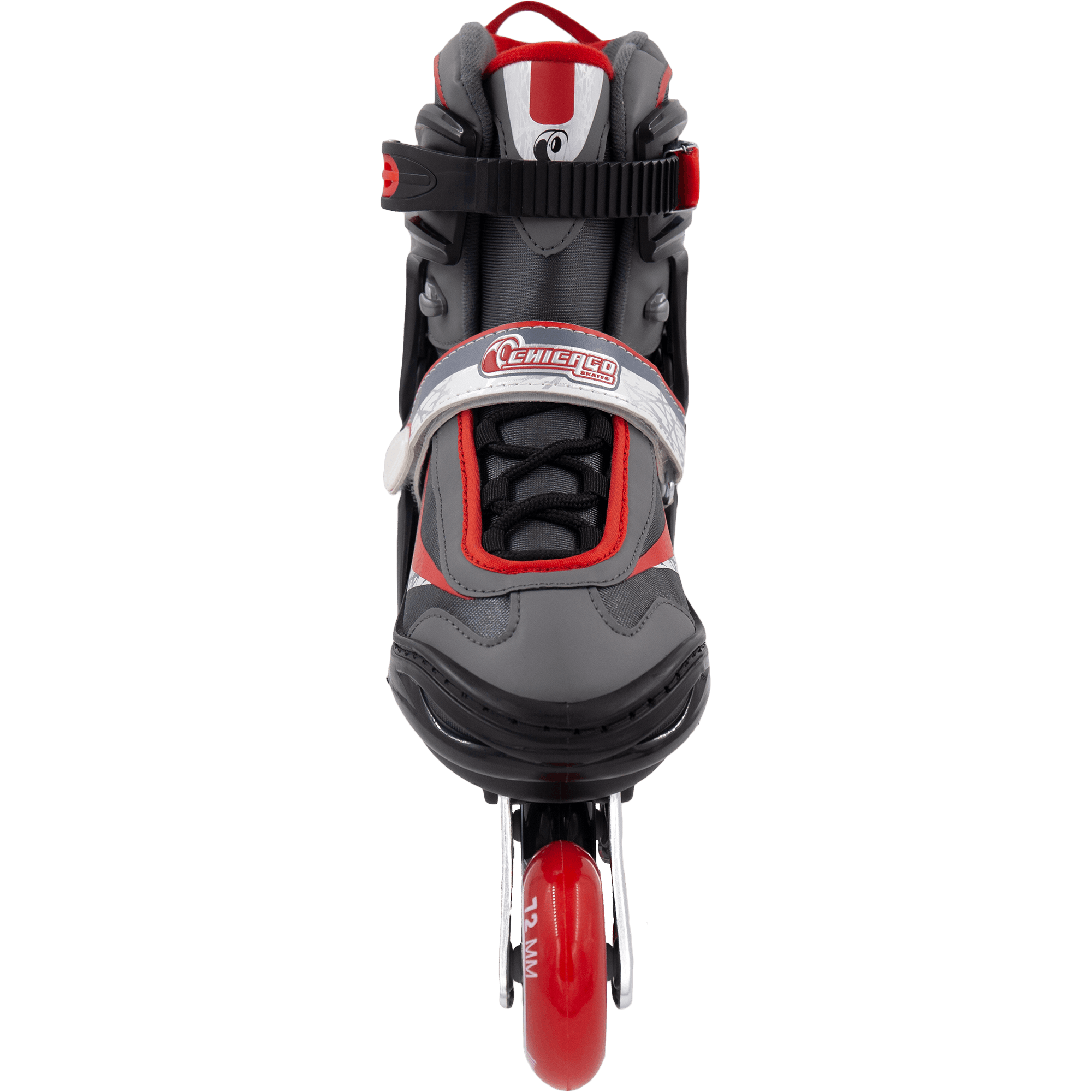 Chicago Boys Adjustable Inline Skates black/red - NSG Products