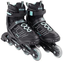 Chicago Adult Inline Skates Women's Black/Agua - NSG Products