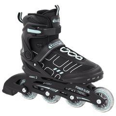 Chicago Adult Inline Skates Women's Black/Agua - NSG Products