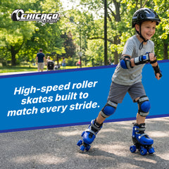 Chicago Skates Quad Roller Skate Set