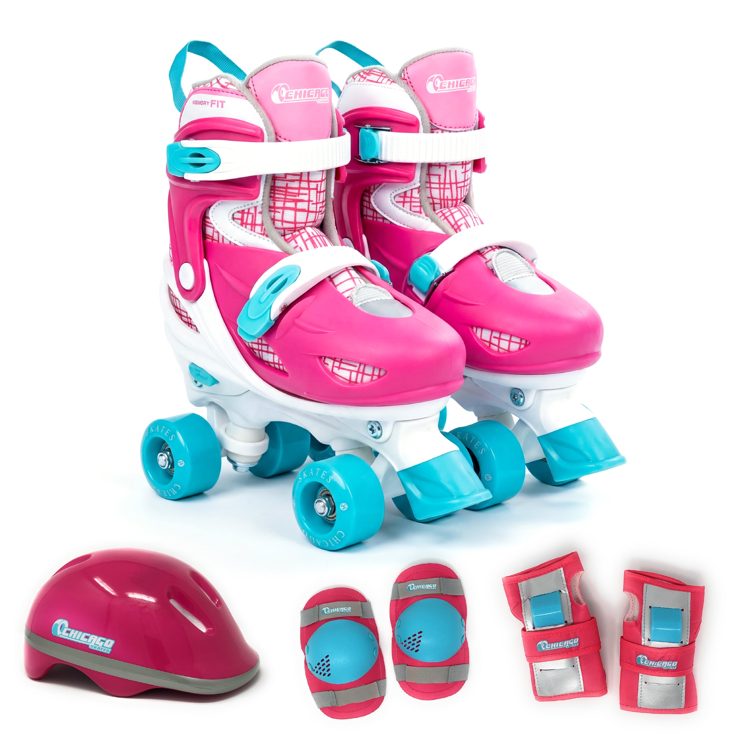 Chicago Skates Quad Roller Skate Set