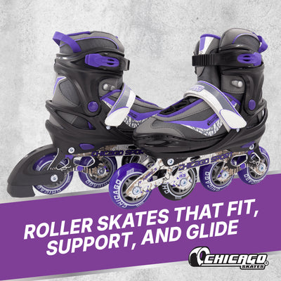 Chicago Boys Adjustable Inline Skates