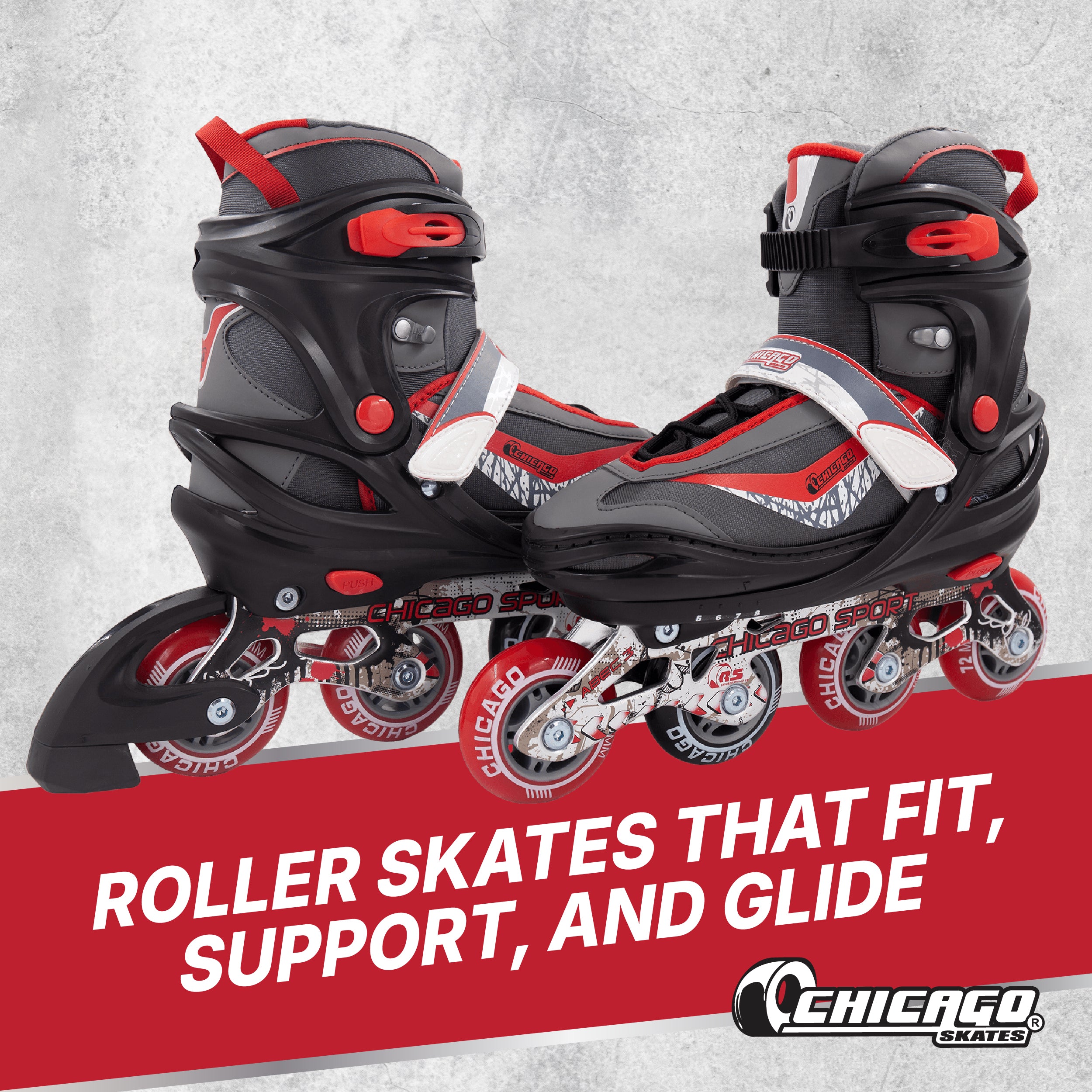 Chicago Boys Adjustable Inline Skates