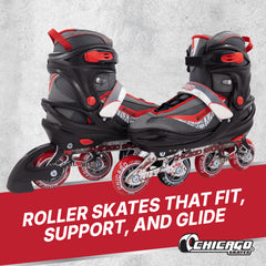 Chicago Boys Adjustable Inline Skates