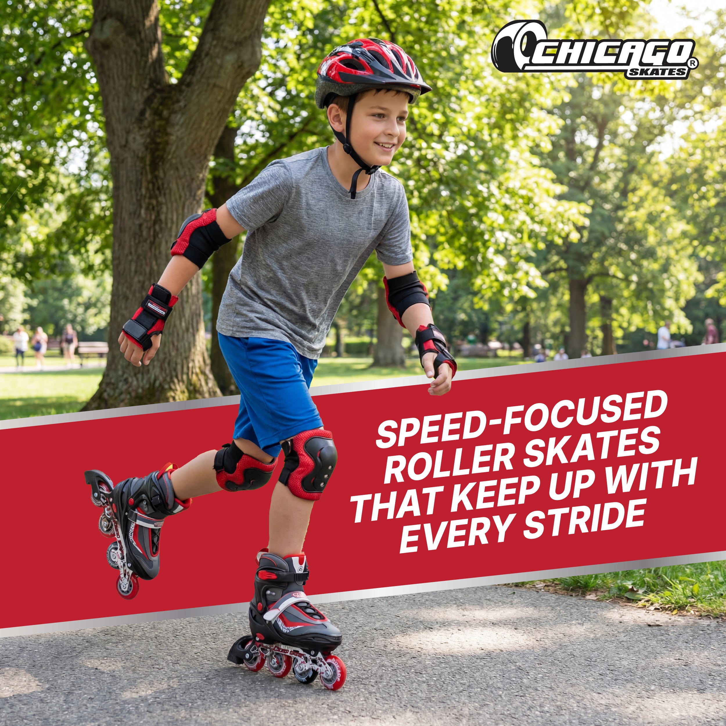Chicago Boys Adjustable Inline Skates