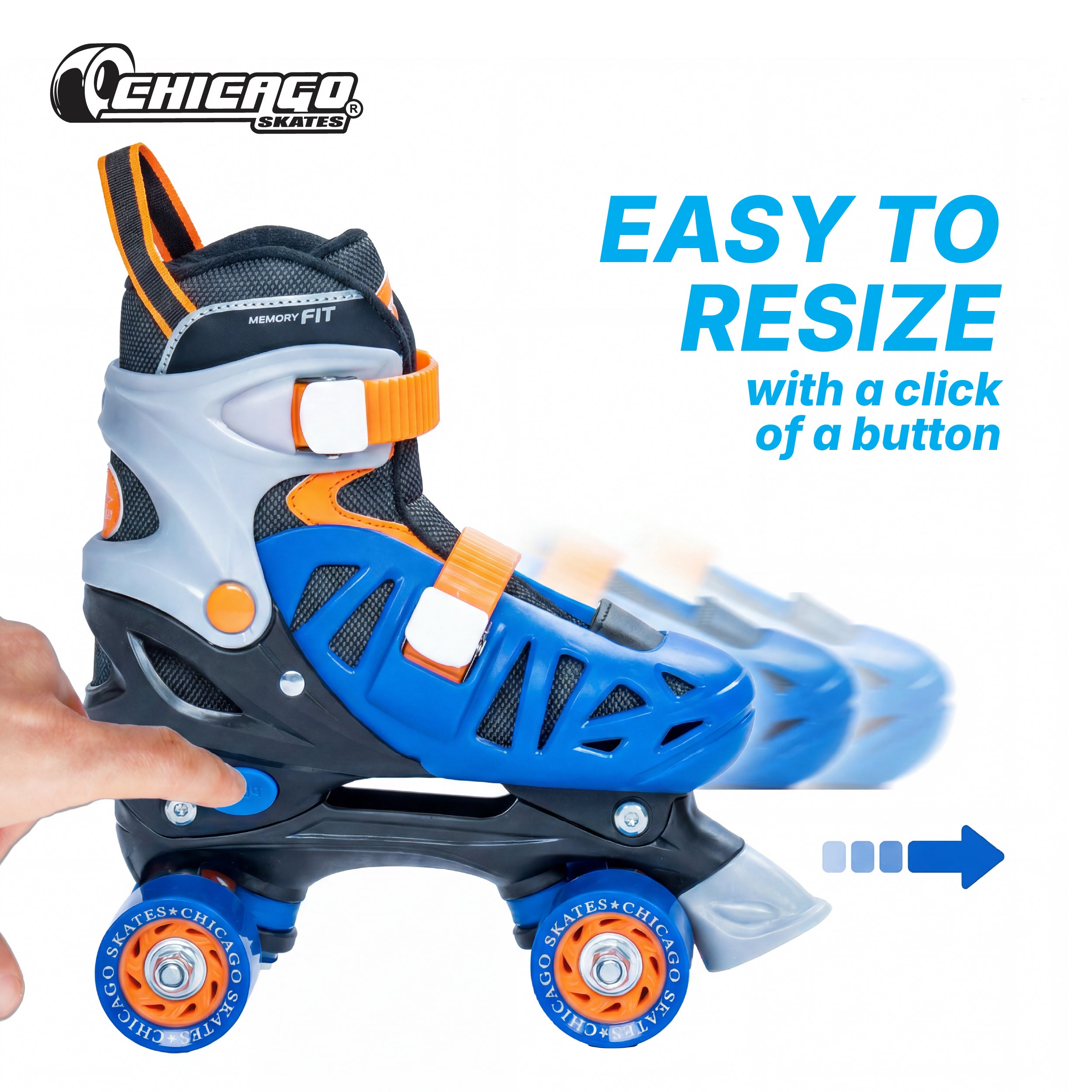 Chicago Skates Adjustable Quad Roller Skate