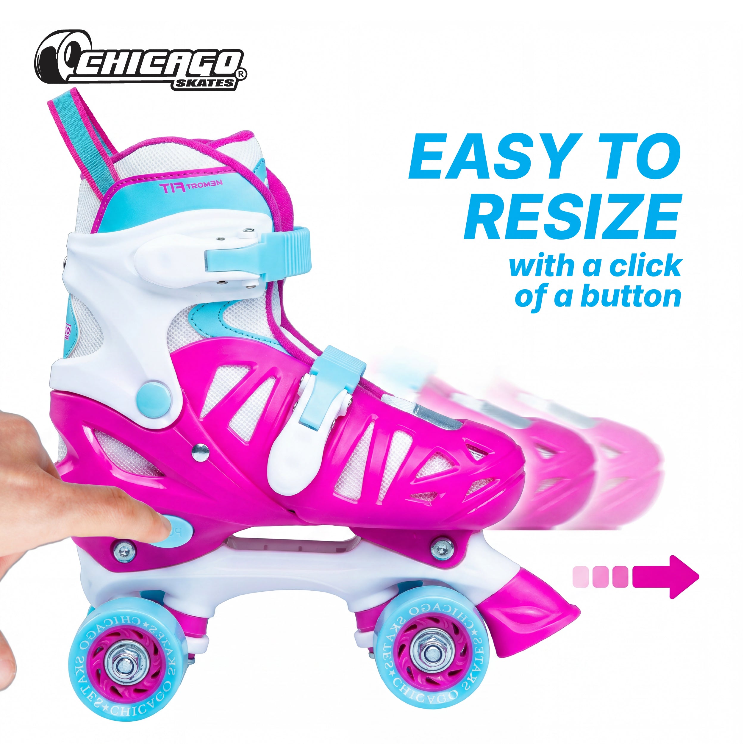 Chicago Skates Adjustable Quad Roller Skate