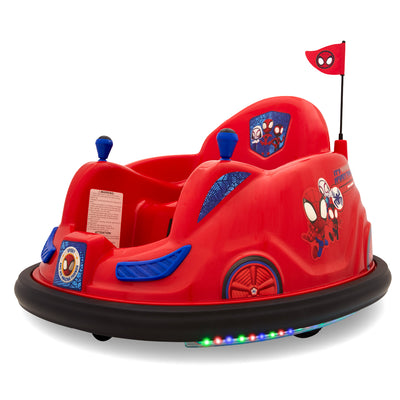 Flybar 6V Marvel Spidey Bumper Car Ride On Toy